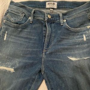Agolde skinny distressed jeans